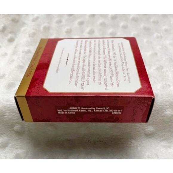 Vintage Hallmark Lionel 746 Norfolk & Western, The Tender, Keepsake Ornament NEW - Picture 5 of 6